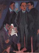 Ernst Ludwig Kirchner Eine Kunstlergemeinschaft oil painting on canvas